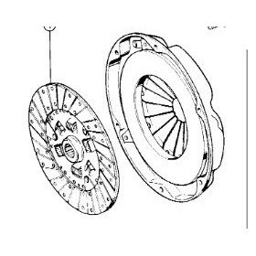 04638411AB, Koblingssæt 3,9 + 4,0 1990-96